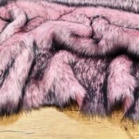 Elegantná umelá kožušina - Pink Mouse - cena za 10 cm, 1000g/1m2