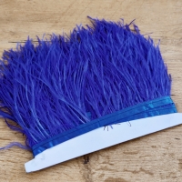 Pierková krajka 90 mm - Kráľovská modrá - cena za 10 cm