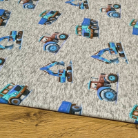 Teplákovina - Stroje - cena za 10 centimetrov