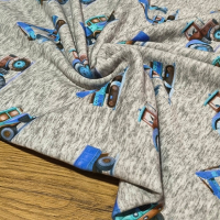 Teplákovina - Stroje - cena za 10 centimetrov