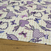 Bavlna režná - Levanduľový sen - cena za 10 centimetrov