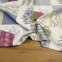 Bavlna režná - Levandula Mix - cena za 10 centimetrov