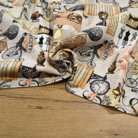 Bavlna režná - Bicycle - cena za 10 centimetrov