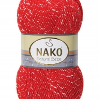 Nako Natural Bebe - 207 červená