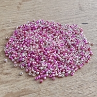Rokajl - Perleťovo ružový Mix - 10 gramov