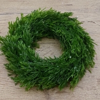 Veniec z umelej čečiny - Priemer 19 cm