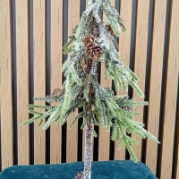 Dekorácia - Stromček zasnežený - 40 cm