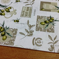Bavlna režná - Olive - cena za 10 centimetrov
