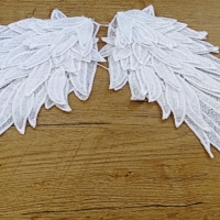 Anjelské krídla - Biele - 380 x 130 mm