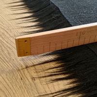Kožušina umelá - Black New Max - cena za 10 cm, 1500 g/m