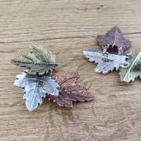 Brošňa - Lístky - 45 x 50 mm