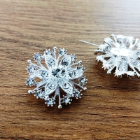 Brošňa ozdobná strieborná - Vzor IV